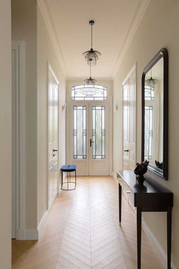 decoration aménagement maison olga chihai dusciac architecte interieur garches entree